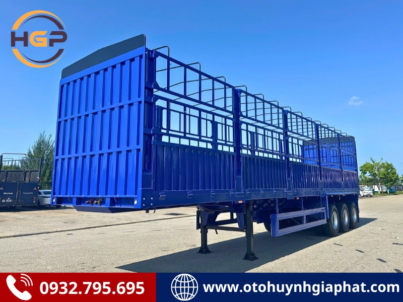 Rơ mooc lồng khung mui THACO cao 4m mới