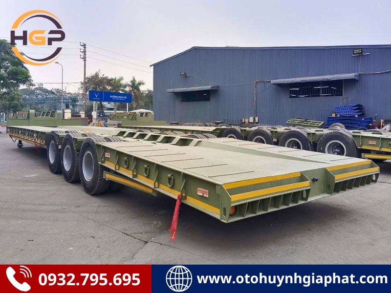 Rơ mooc lùn chuyên dụng LIANGYU dài 17.8m