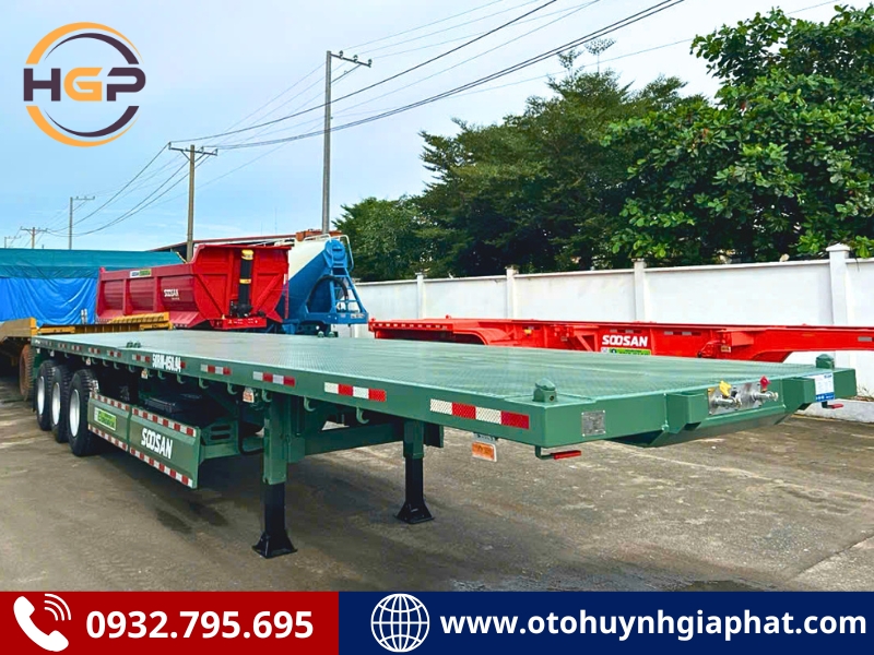 Sơ mi rơ mooc sàn Soosan 40 feet 3 trục 2026