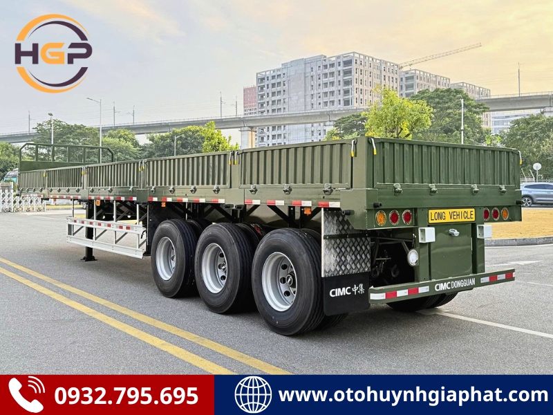 Sơ mi rơ mooc sàn lửng CIMC DONGGUAN 3 trục 40 feet 2026