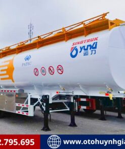 Sơ mi rơ mooc bồn xi téc Sinotruk Yunli chở xăng