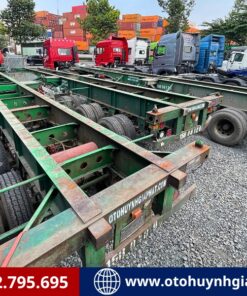 Đơn hàng 4 chiếc mooc xương Cimc 3 trục 40 feet 2014 cũ