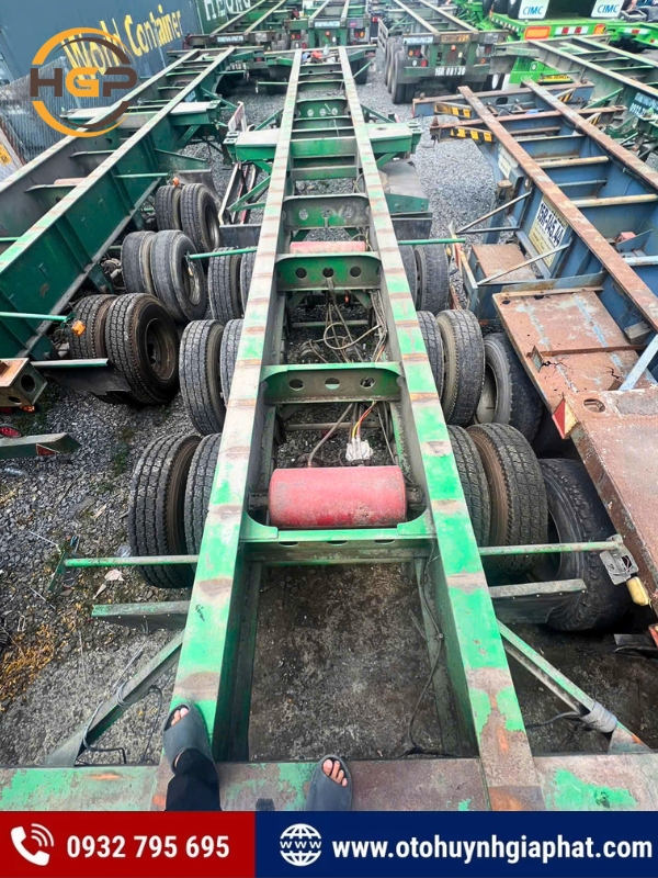 Tổng kho sơ mi rơ mooc xương cũ qua sử dụng