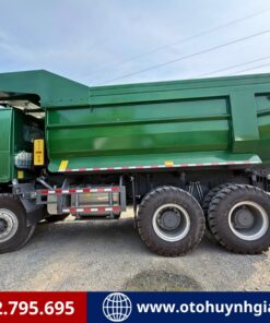 Xe tải ben HOWO Bá Vương 70 tấn cabin lệch - Siêu cứng cáp