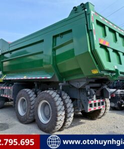 Hỗ trợ vay vốn cao - Xe tải ben HOWO Bá Vương 70 tấn cabin lệch