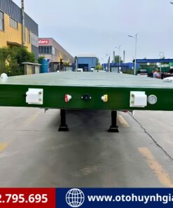 Mặt trước của mooc sàn 45F Xinhongdong - Lốp 12R22.5