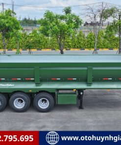Rơ mooc ben tự đổ Thaco ty ben JH - Xác nặng & nhẹ