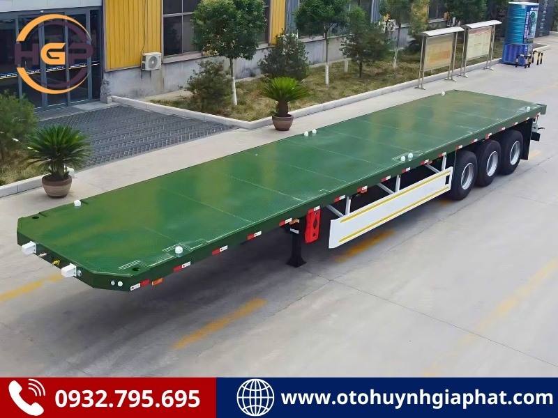 Hàng sẵn - Rơ mooc sàn 45 feet Xinhongdong lốp 12R22.5