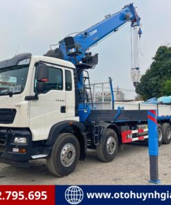 Xe tải gắn cẩu Howo - Loại 16 tấn và 20 tấn