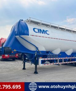 Sơ mi rơ mooc bồn chở bột mì CIMC Patec 46m3