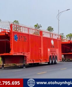 Rơ mooc lồng 2 tầng chở ô tô XINHONGDONG PATEC