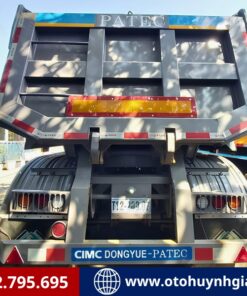 Mặt sau của mooc ben tự đổ CIMC DONGYUE thùng U
