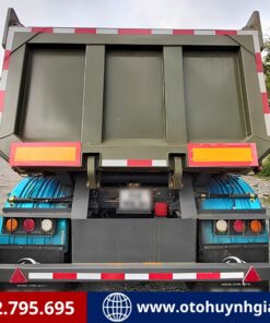 Mặt sau của mooc ben tự đổ YUNLI SINOTRUK