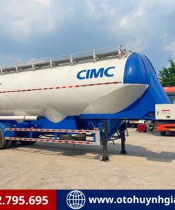 Hàng sẵn - Rơ mooc bồn chở bột mì CIMC Patec 46m3