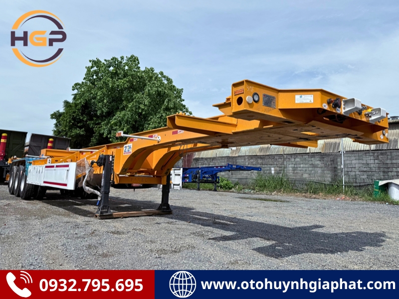 Sơ mi rơ mooc cổ cò Xinhongdong Patec 45 feet 3 trục