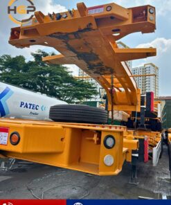 Sơ mi rơ mooc cổ cò 45 feet Cimc Patec tải 32.85 tấn