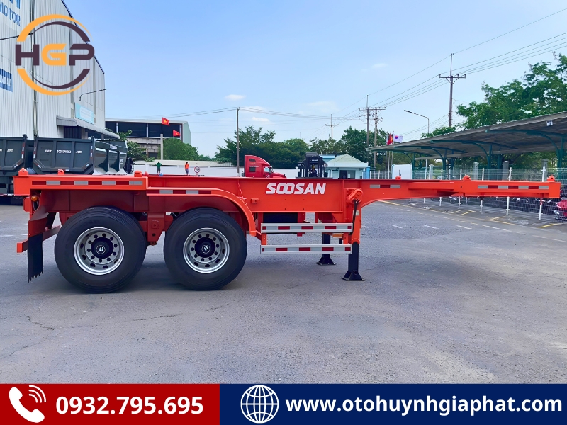 Rơ mooc xương Soosan các loại tại khu vực Bình Dương
