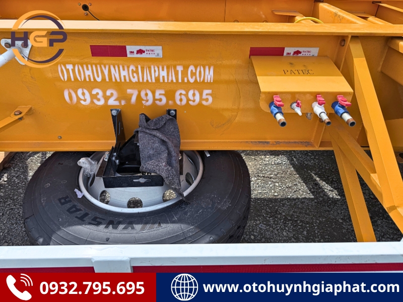 Vỏ sơ cua của mooc cổ cò 45F Xinhongdong dài 14,3m