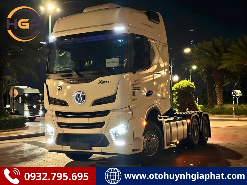 Xe đầu kéo SHACMAN X6000 máy 460HP động cơ Cummins