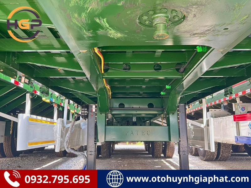 Khung chassis của mooc mui lào XINHONGDONG tự trọng nhẹ