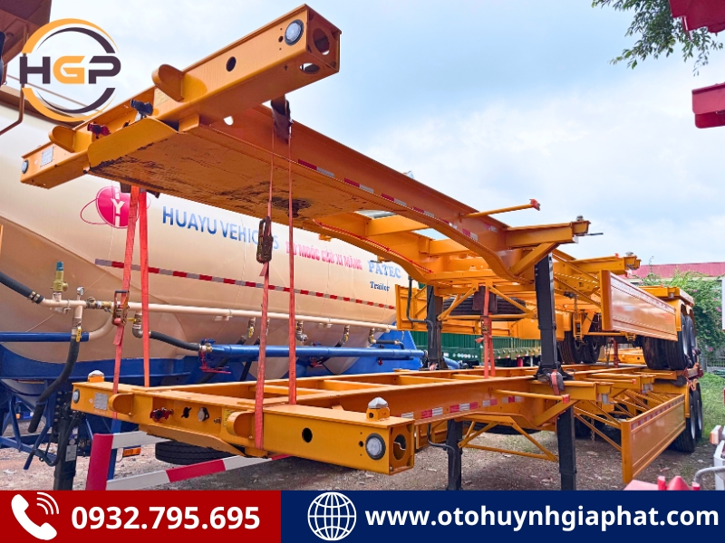 Bán mooc xương Cimc Huajun 2 dí 40 feet mới