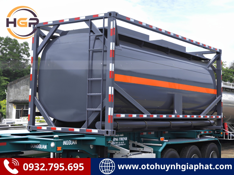 ISO Tank chở axit 21 khối hiệu DONGTE