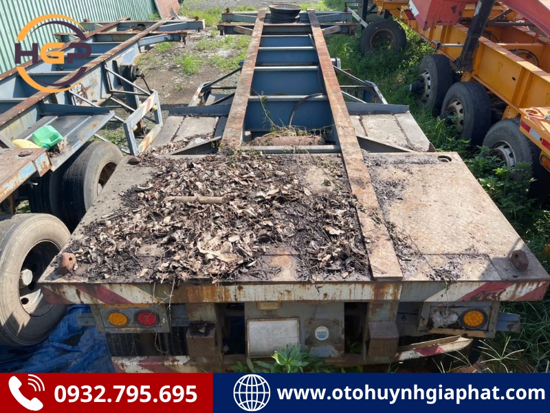 Rơ mooc xương 2 trục 20 feet CPT Sài Gòn Chấn Phát cũ