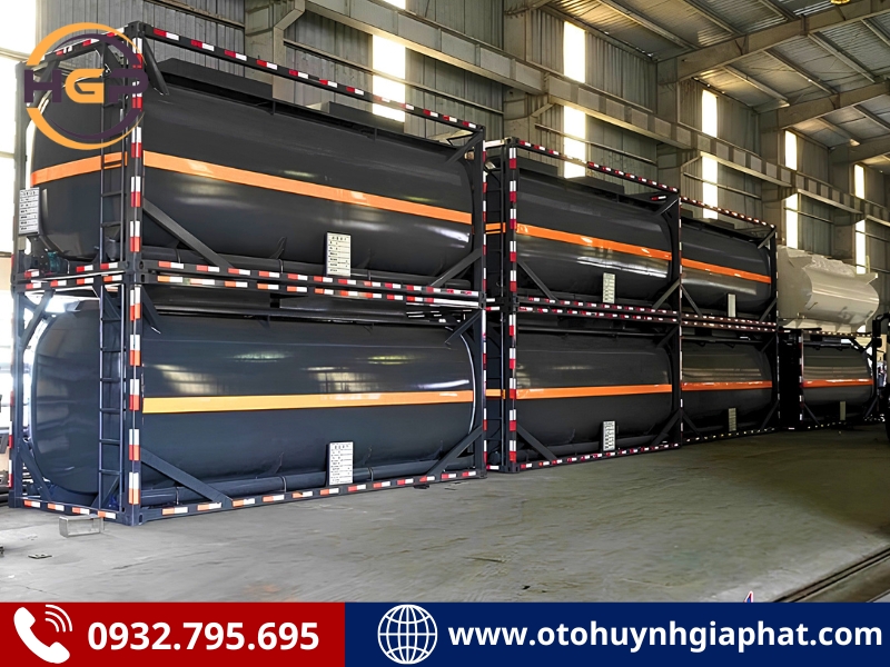 ISO Tank chở axit hiệu DONGTE 21m3