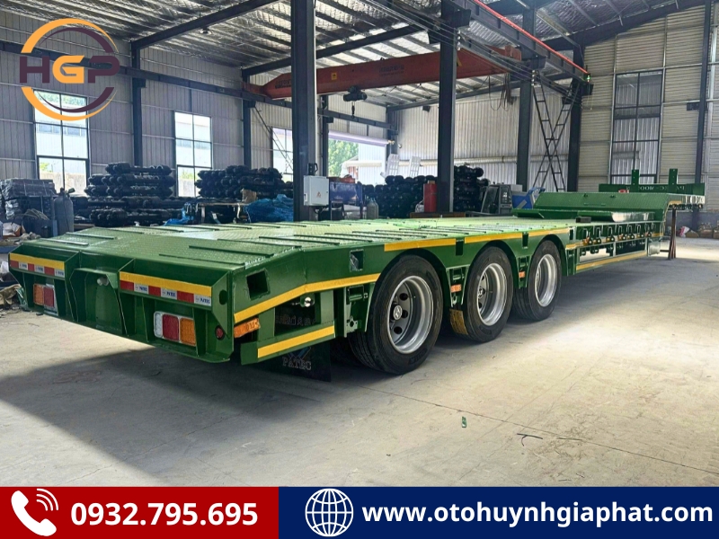Fooc lùn chuyên dụng TIANRUI 3 trục dài 14.2m xác nặng 9 tấn
