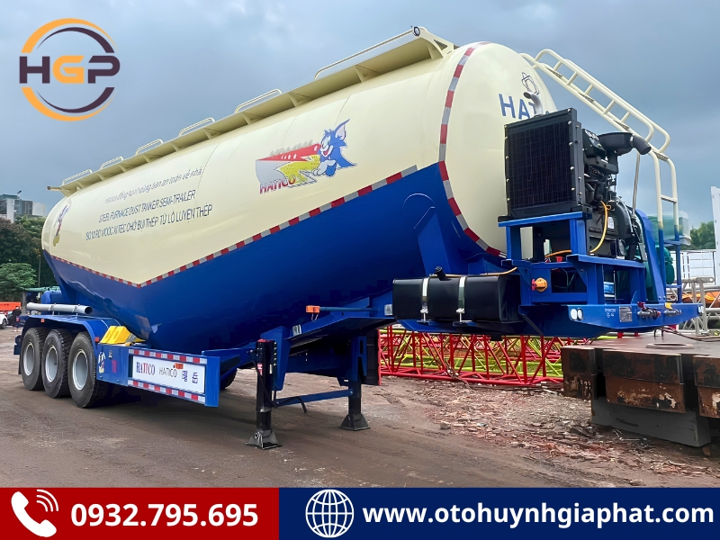 Hàng sẵn - Rơ mooc bồn xi téc xi măng HATICO 47 khối