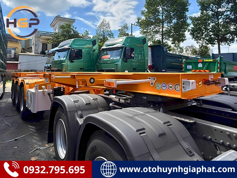 Sẵn hàng - Mooc xương XINHONGDONG 20 feet 3 trục