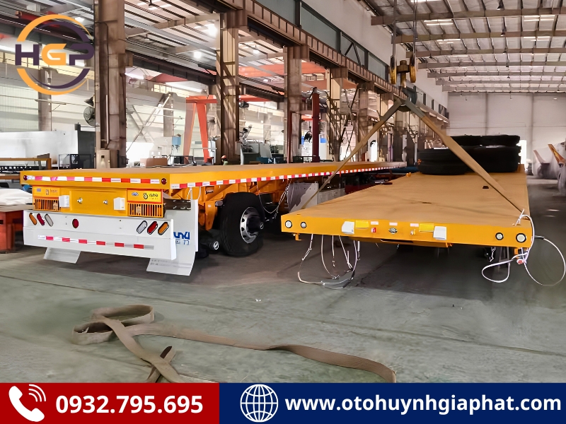 Mooc sàn Yunli 3 trục 40 feet mẫu mới nhất hiện nay