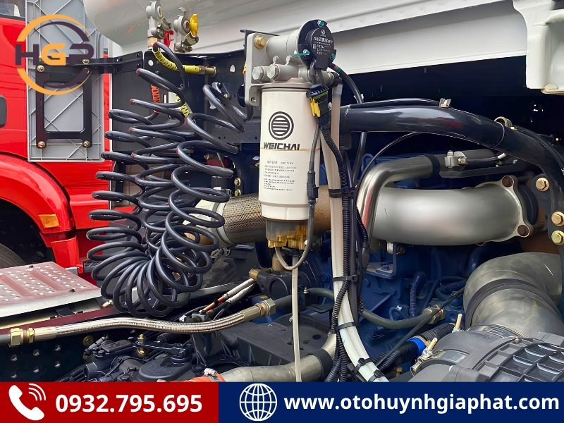Động cơ Weichai của xe đầu kéo Shacman X5000 550HP