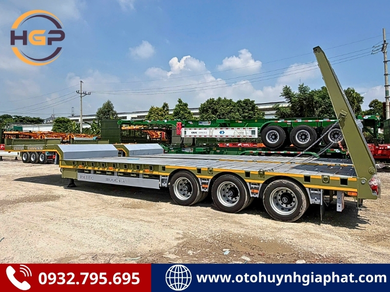 Fooc cơ giới TIANRUI 3 trục dài 14.3m - Kèm thang thủy lực
