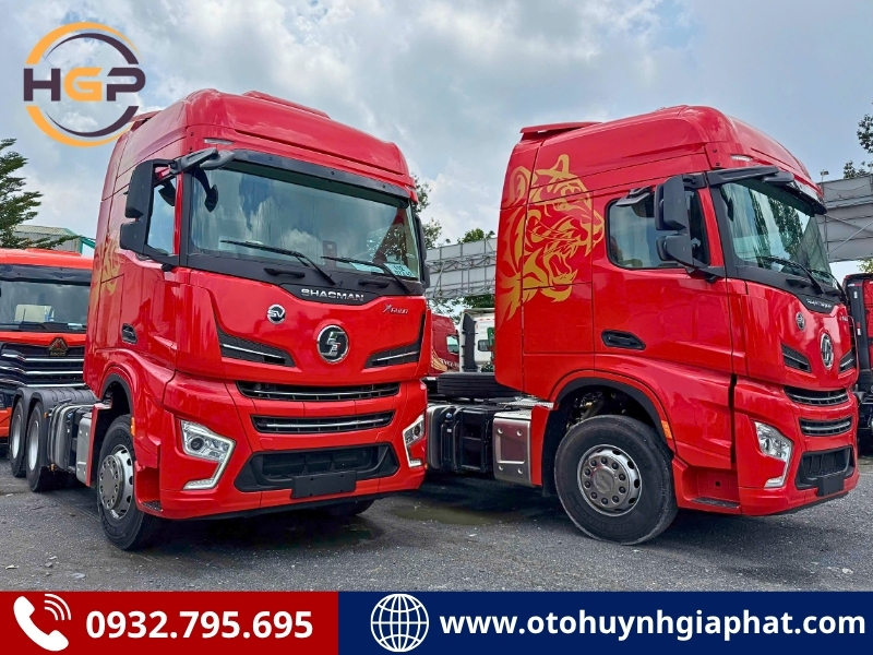 Xe đầu kéo Shacman cabin X6000 Weichai