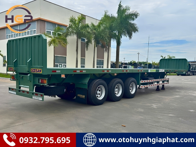 Fooc sàn chuyên dụng Soosan 3 trục dài 23m