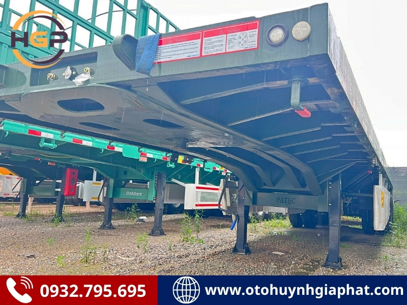 Khung chassis của mooc sàn 40F Cimc Patec