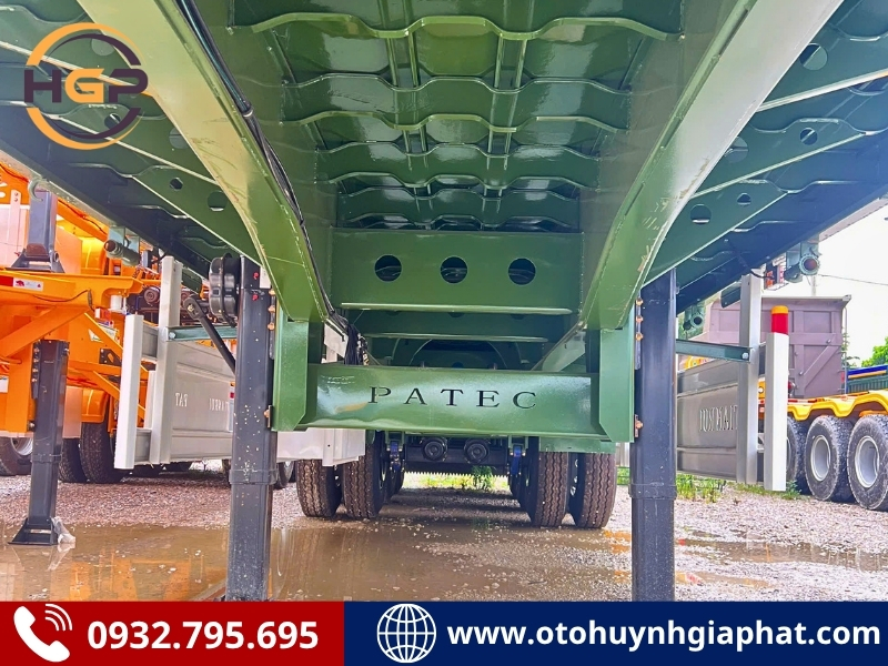 Khung chassis của mooc mui Lào TIANRUI tự trọng nhẹ
