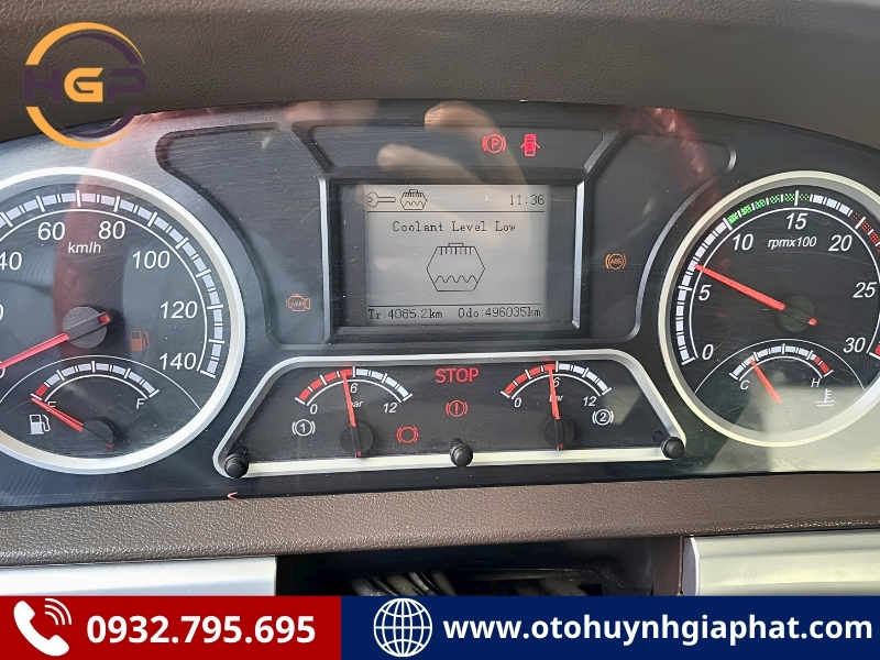 Odo của xe Chenglong H7 420HP 2021 lướt