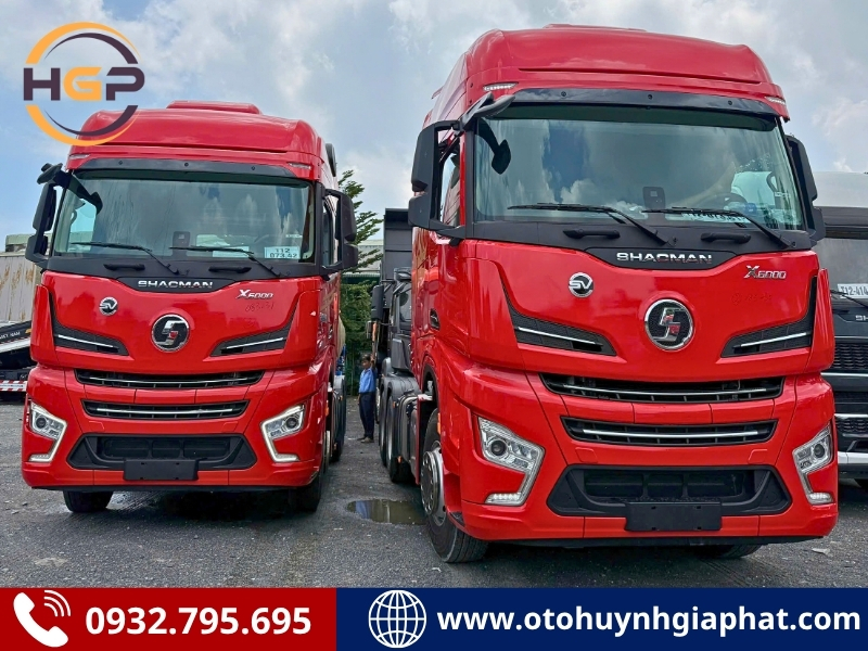 Xe đầu kéo Shacman X6000 động cơ Weichai