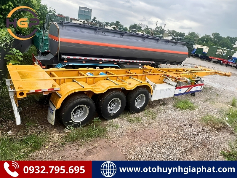 Sơ mi rơ mooc xương YUNLI 3 trục 40F - 45F các loại