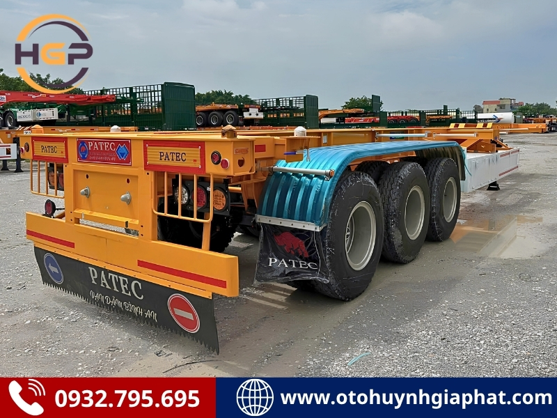 Giá bán của mooc cổ cò 45 feet dài 14.3m Xinhongdong
