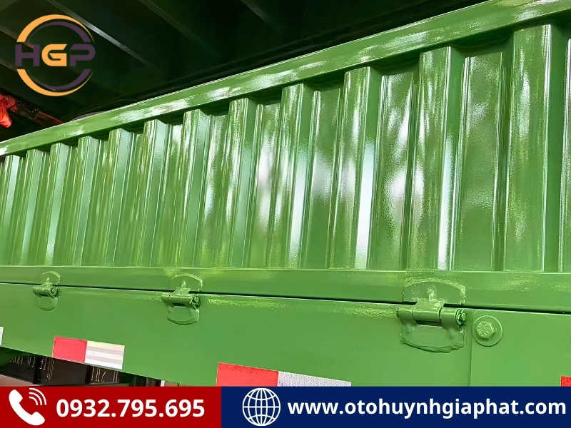 Thành thùng của mooc lửng mở bửng FUSHI