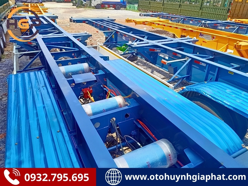 Tổng kho mooc xương 45 feet Xinhongdong xác nặng