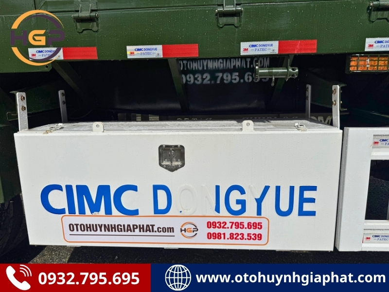 Thùng đồ nghề của mooc lồng CIMC PATEC xác nặng