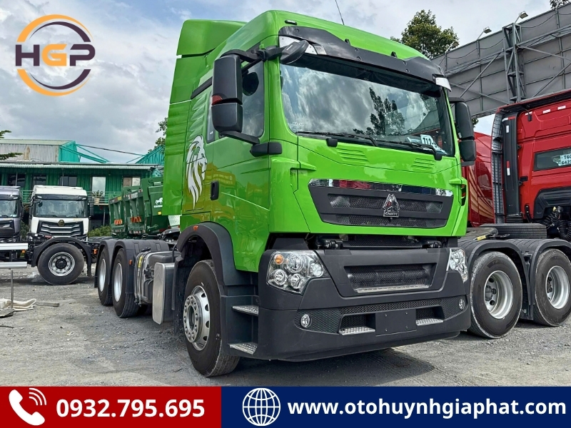 Xe đầu kéo HOWO cabin TX máy 400HP